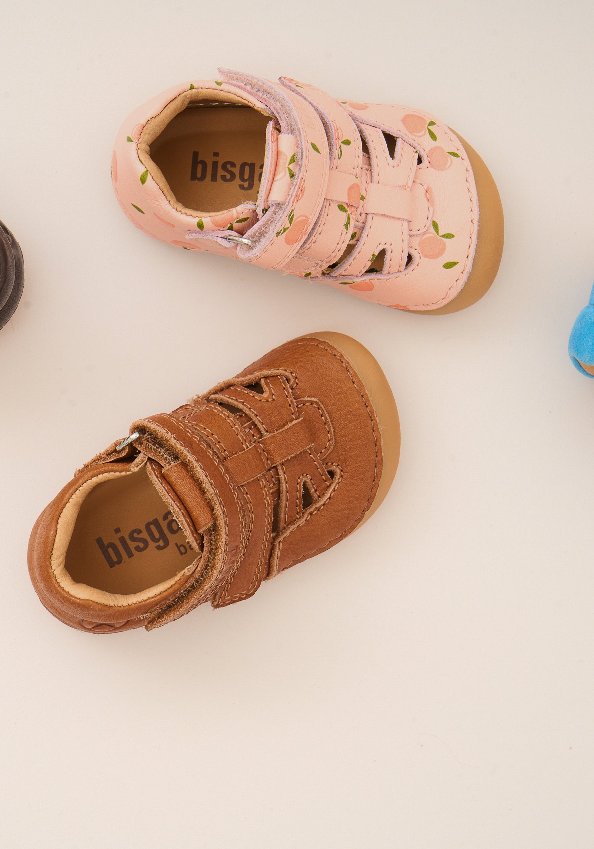 Sandale Barefoot din piele - Tate Cognac