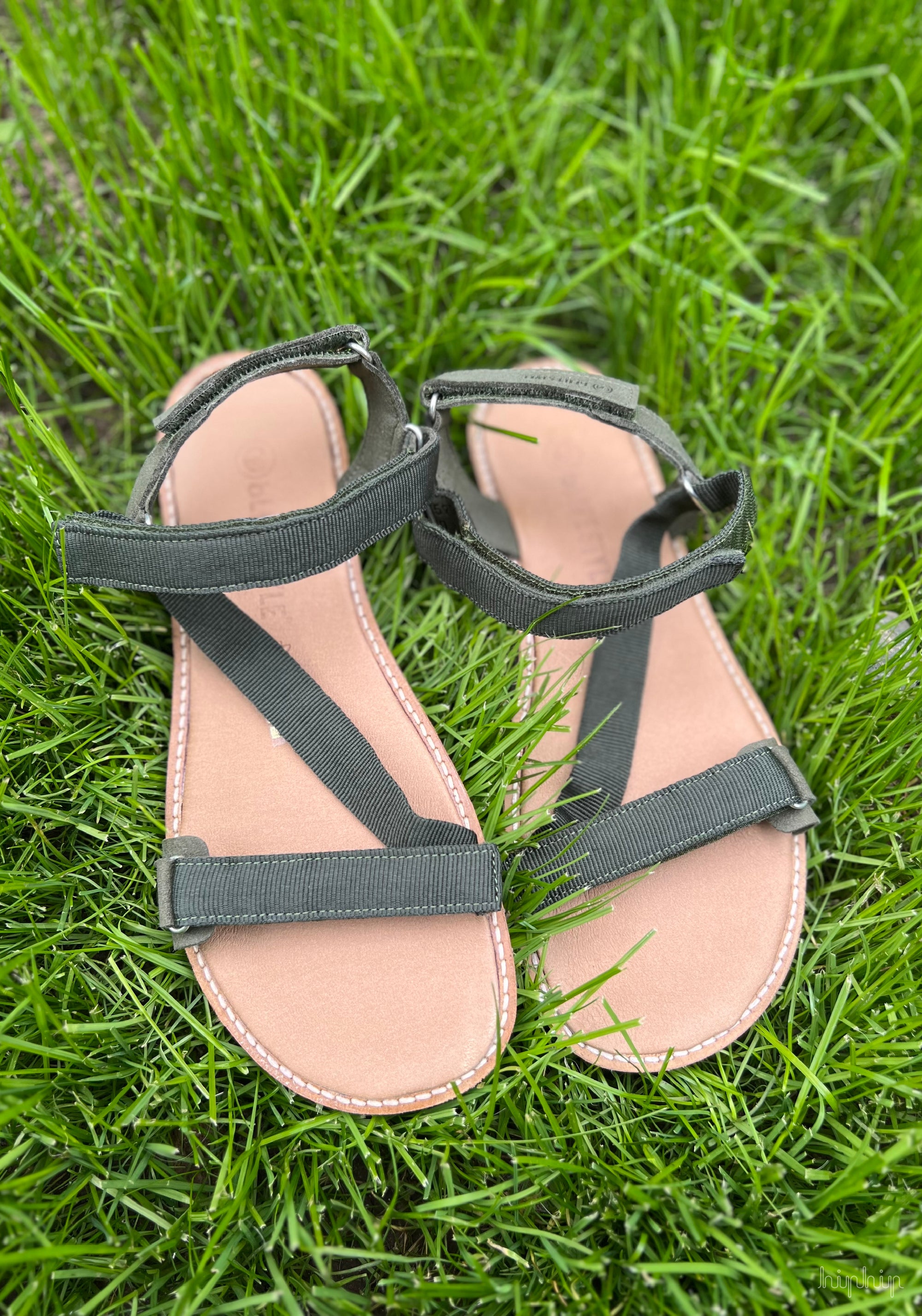 Sandale Barefoot femei - Bare Style Olive