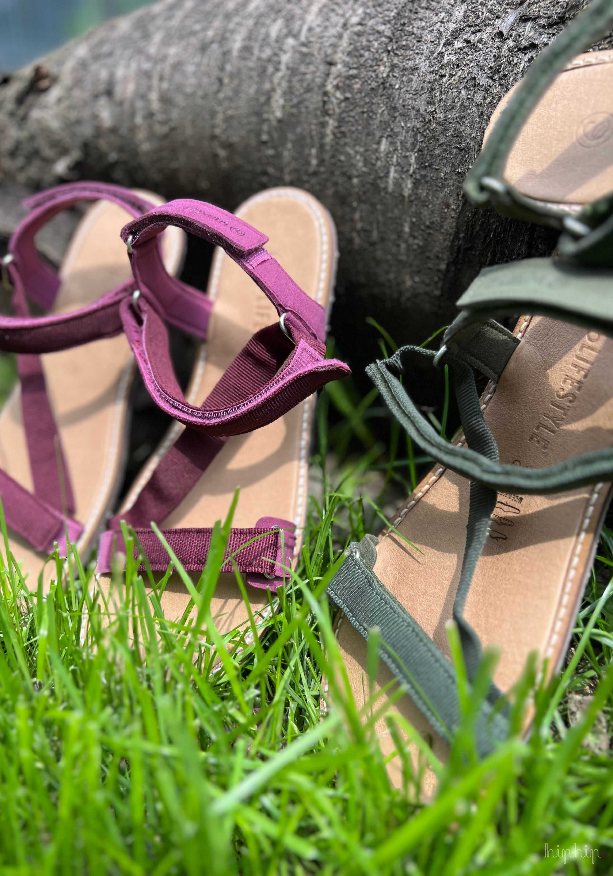 Sandale Barefoot femei - Bare Style Olive