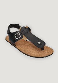 Sandale Barefoot femei din piele - Ariana Black Koel HipHip.ro