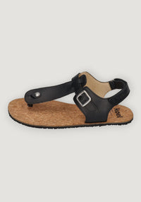 Sandale Barefoot femei din piele - Ariana Black Koel HipHip.ro