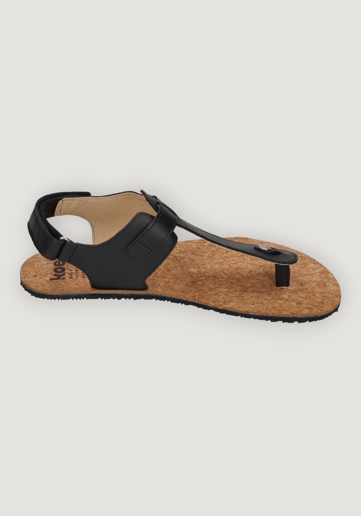 Sandale Barefoot femei din piele - Ariana Black Koel HipHip.ro