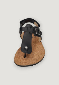 Sandale Barefoot femei din piele - Ariana Black Koel HipHip.ro