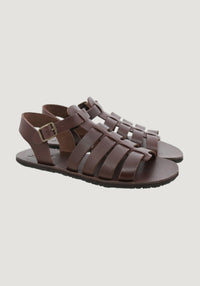 Sandale Barefoot femei din piele - Athena Chocolate Koel HipHip.ro