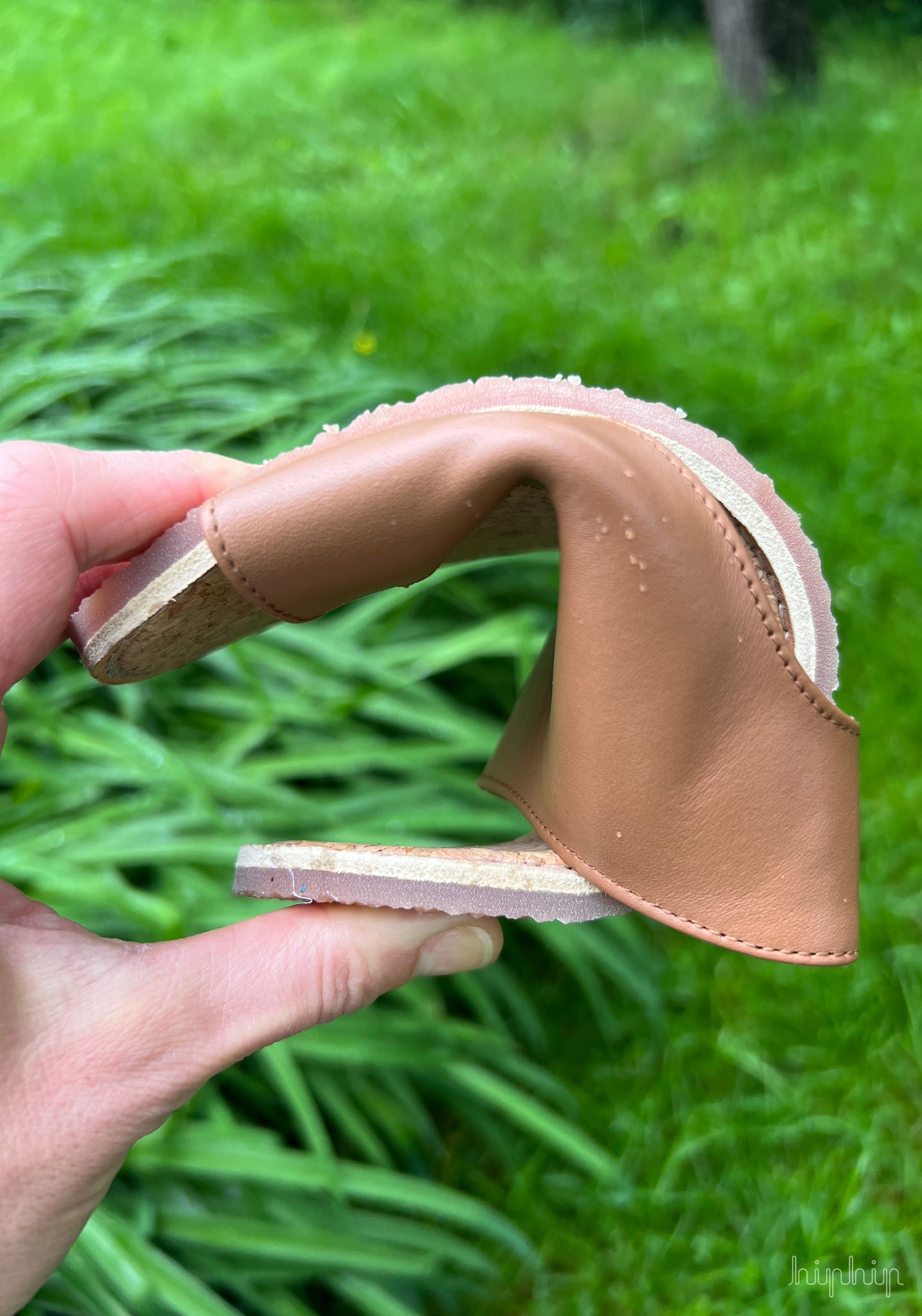 Sandale Barefoot femei din piele - Free Style Hazelnut
