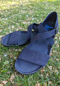 Sandale Barefoot femei din piele - Isa Navy Koel HipHip.ro