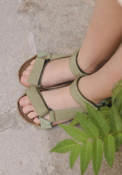 Sandale Barefoot - Niobe Green Moss