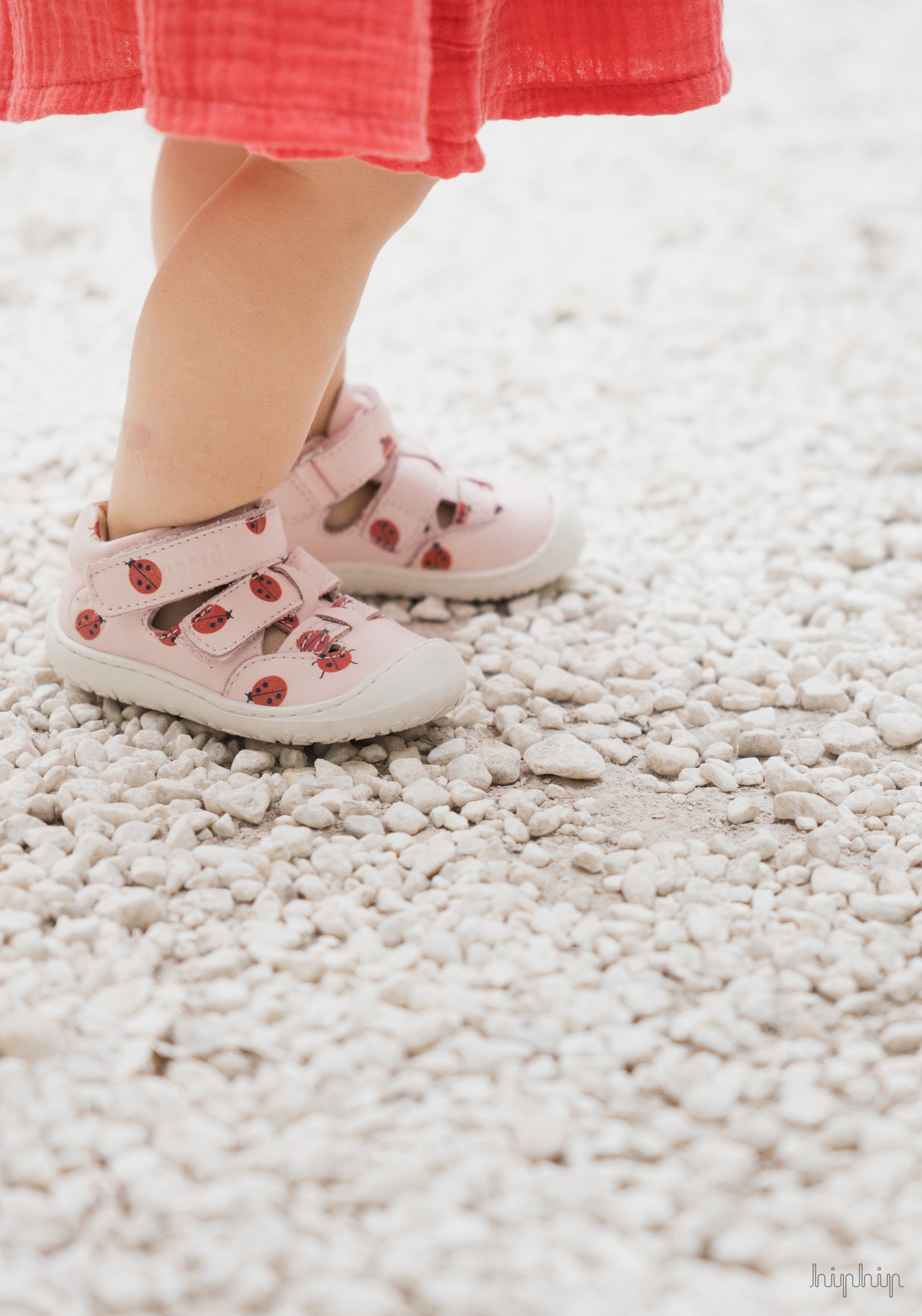 Sandale Barefoot piele - Hana Lady Bugs