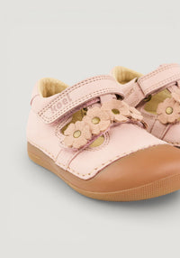 Sandale Barefoot din piele - Aria Old Pink