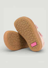 Sandale Barefoot din piele - Aria Old Pink