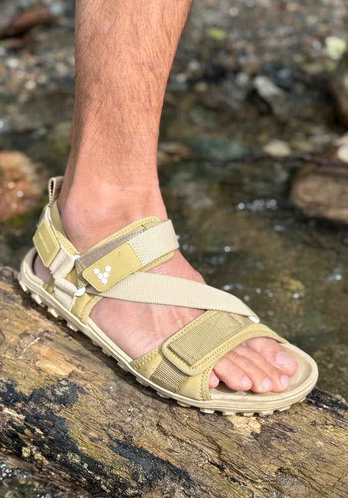 Sandale drumeție Barefoot - Tracker Ora Men Dune