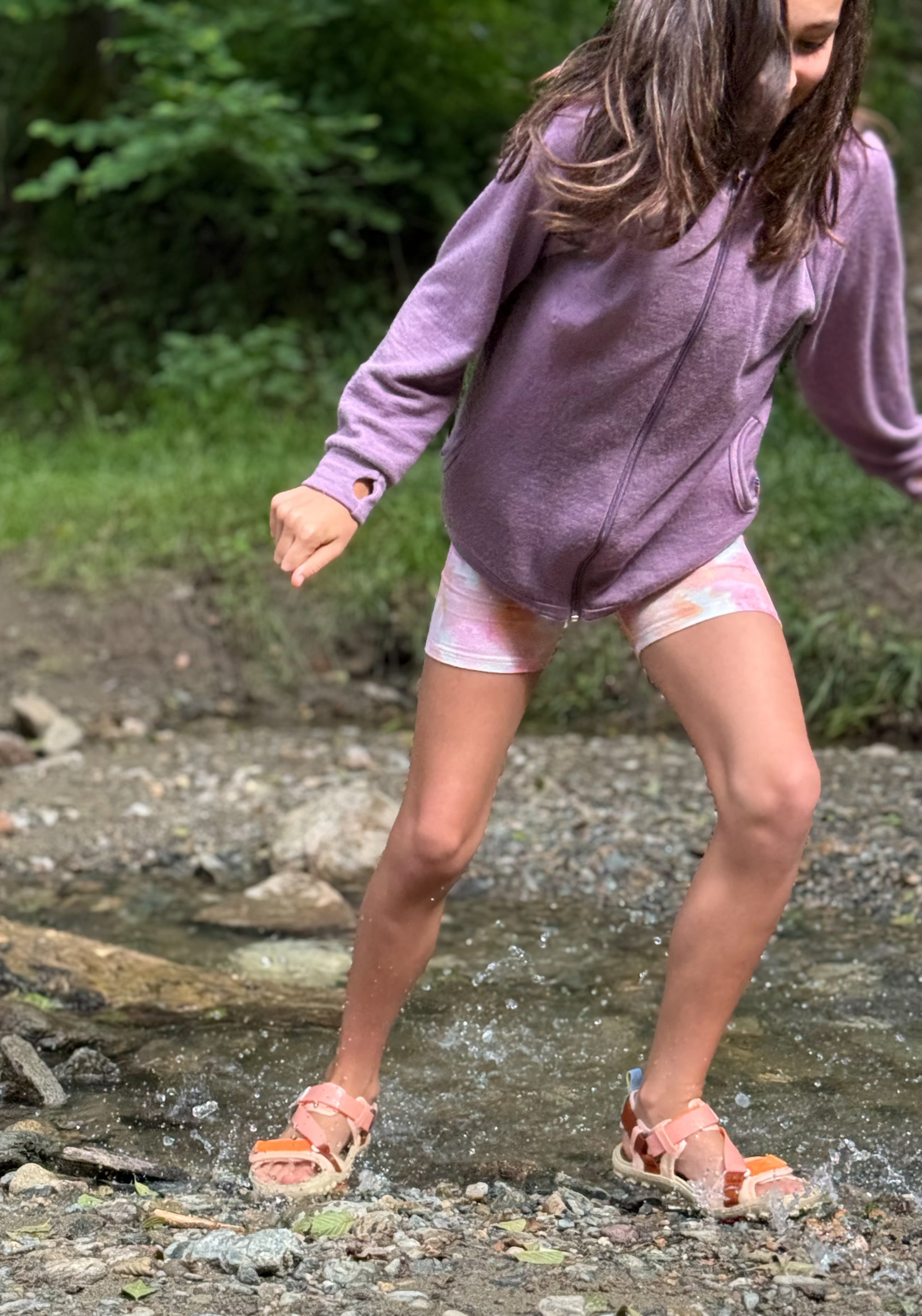 Sandale drumeție Barefoot - Tracker Ora Women Coral