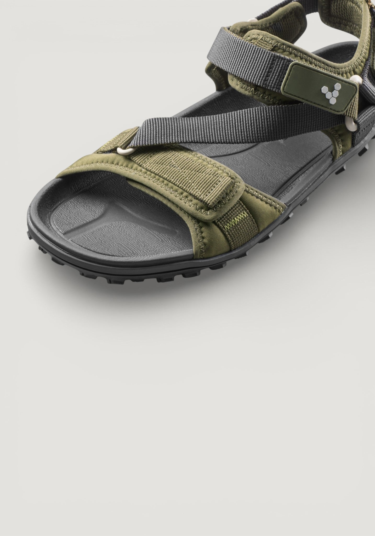 Sandale drumeție Barefoot - Tracker Ora Women Dark Olive