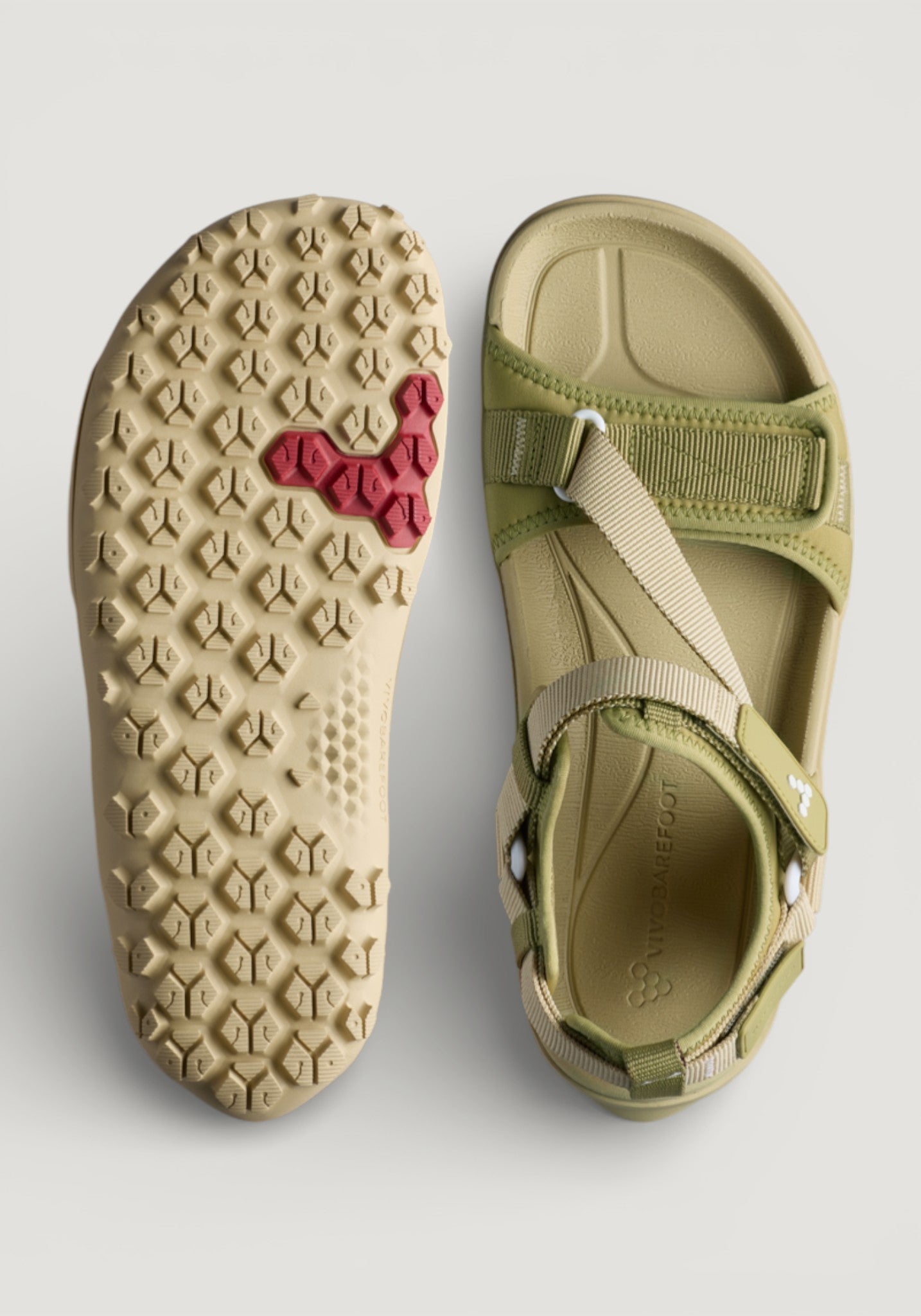 Sandale drumeție Barefoot - Tracker Ora Women Dune