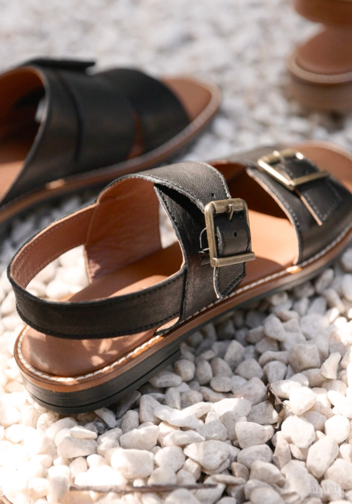 Sandale femei piele - Skanor Black