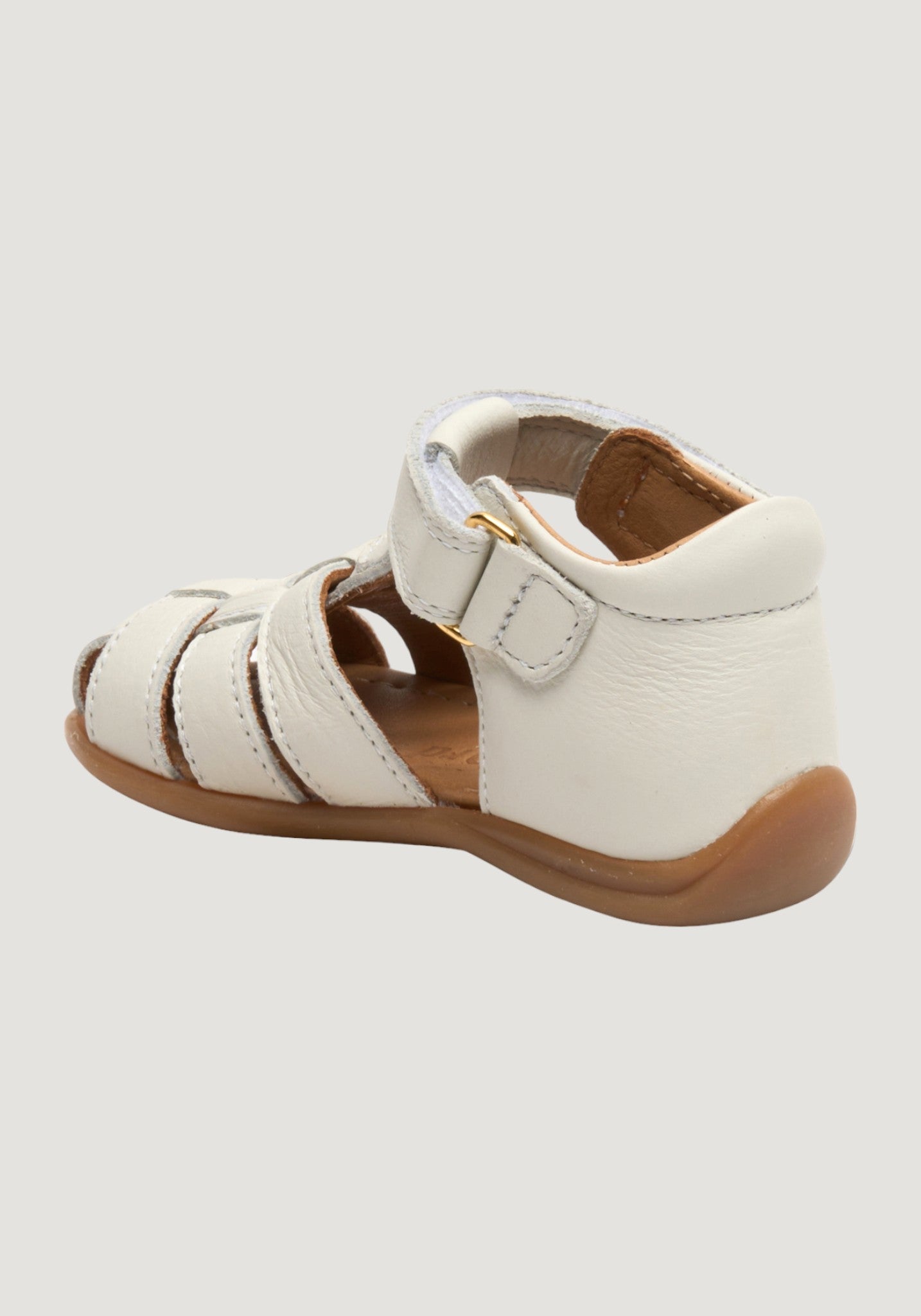 Sandale First Step piele - Carly White Bisgaard HipHip.ro