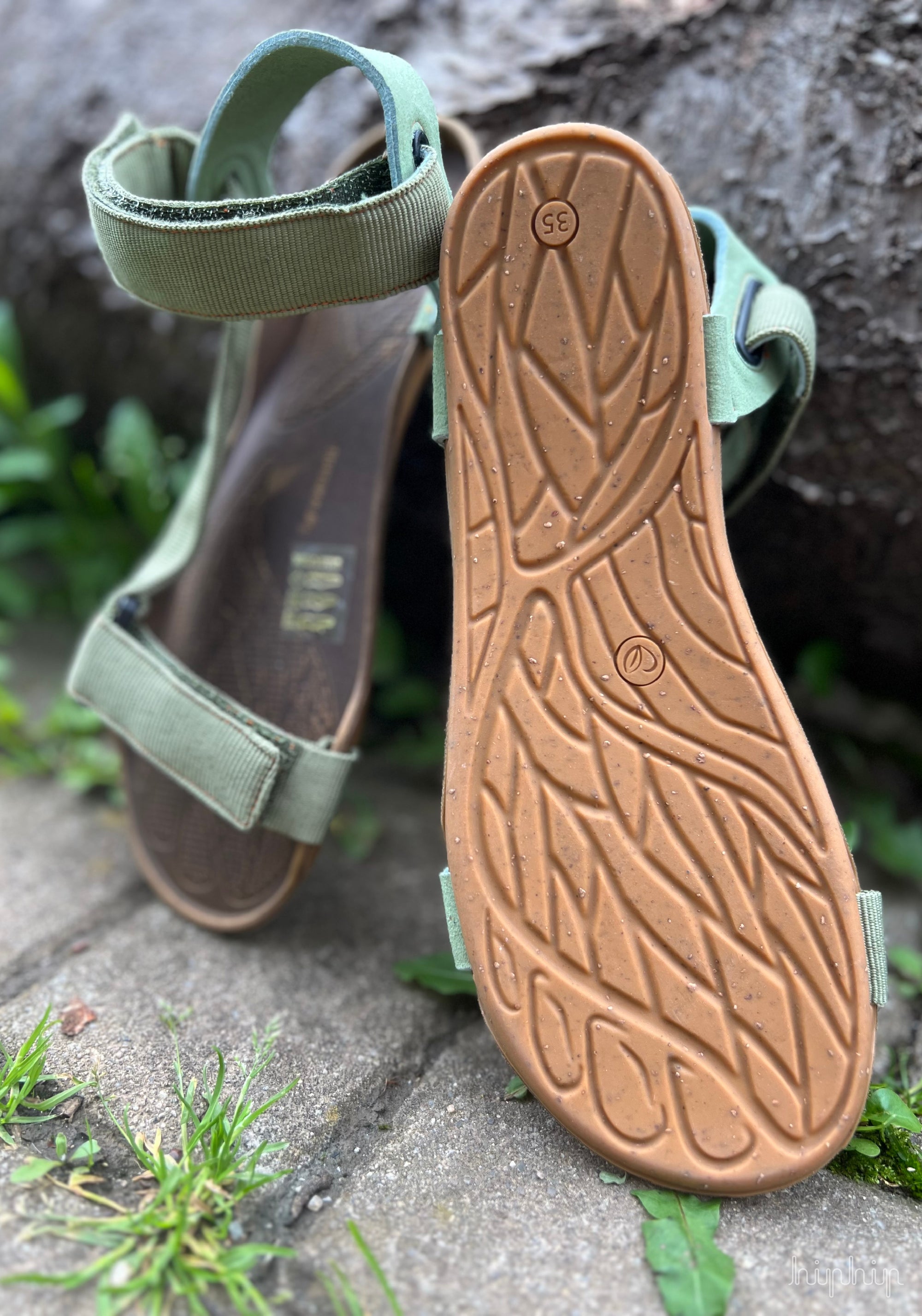 Sandale sport Barefoot - Niobe Green Moss