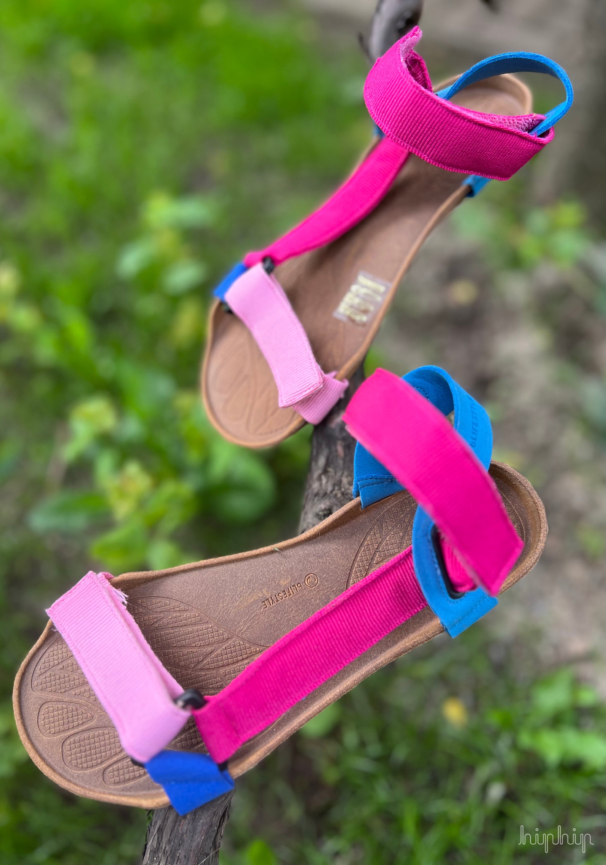 Sandale sport Barefoot - Niobe Raspberry