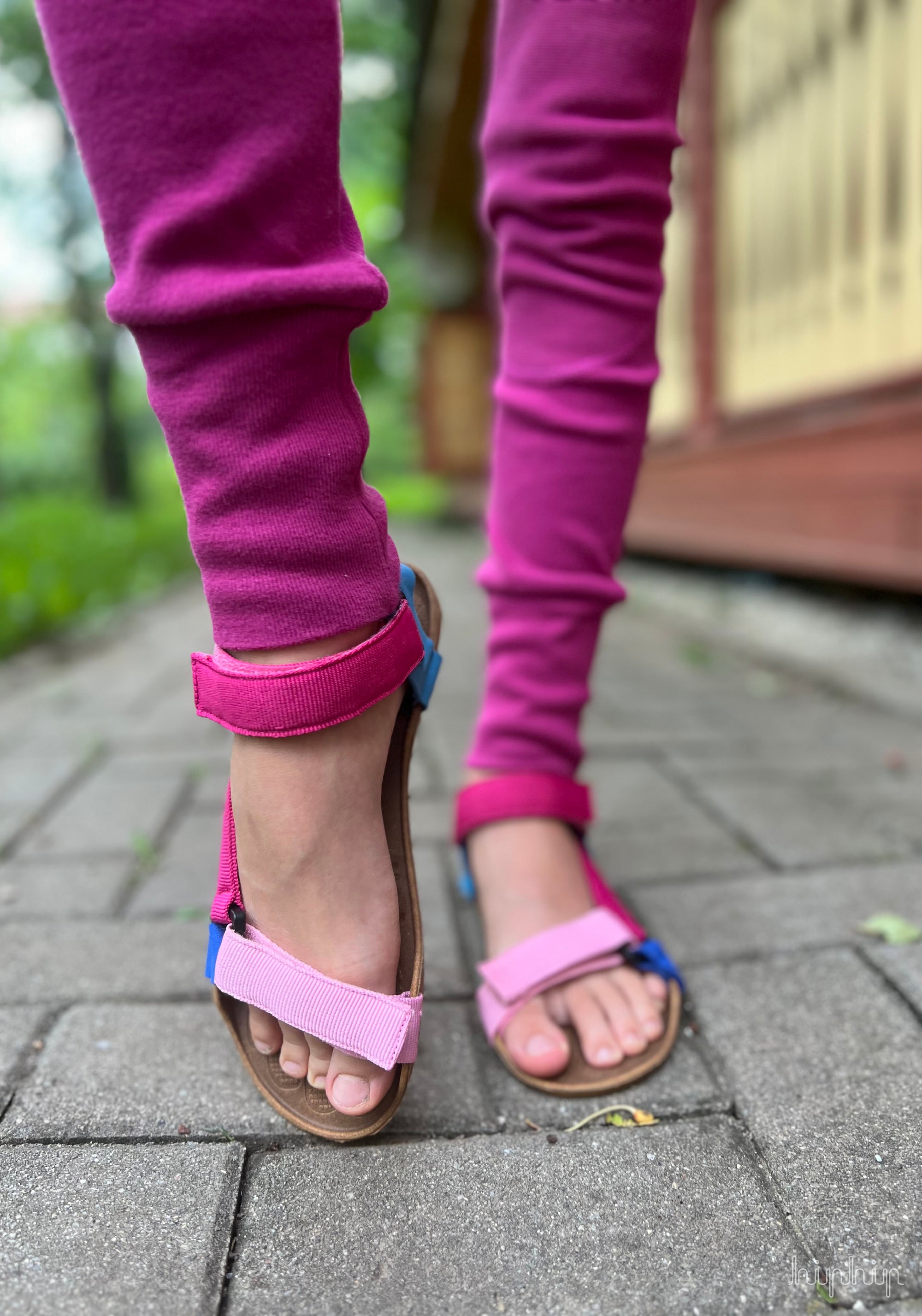 Sandale sport Barefoot - Niobe Raspberry