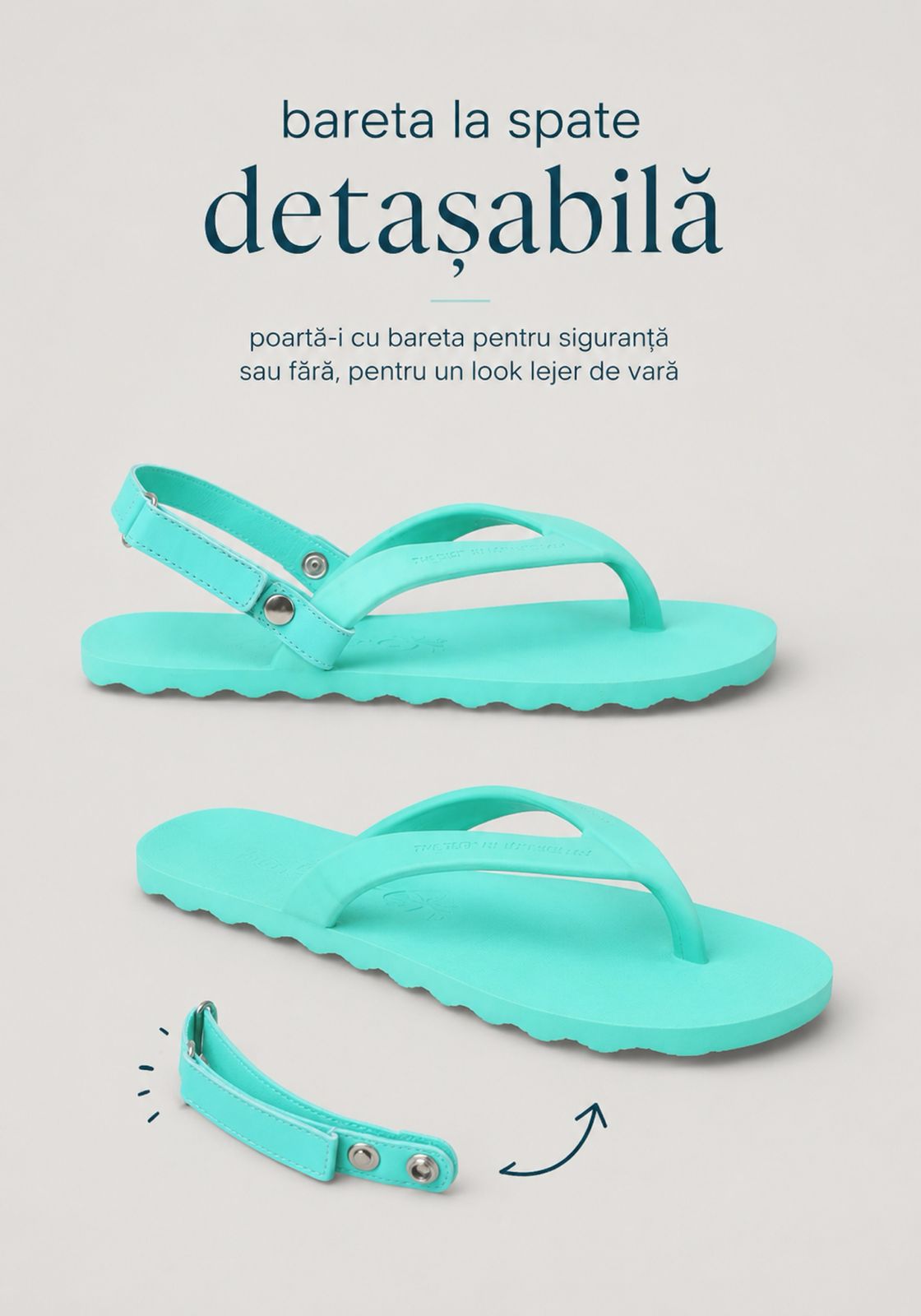 Sandale sport tip flip-flop Barefoot - Wave Mint