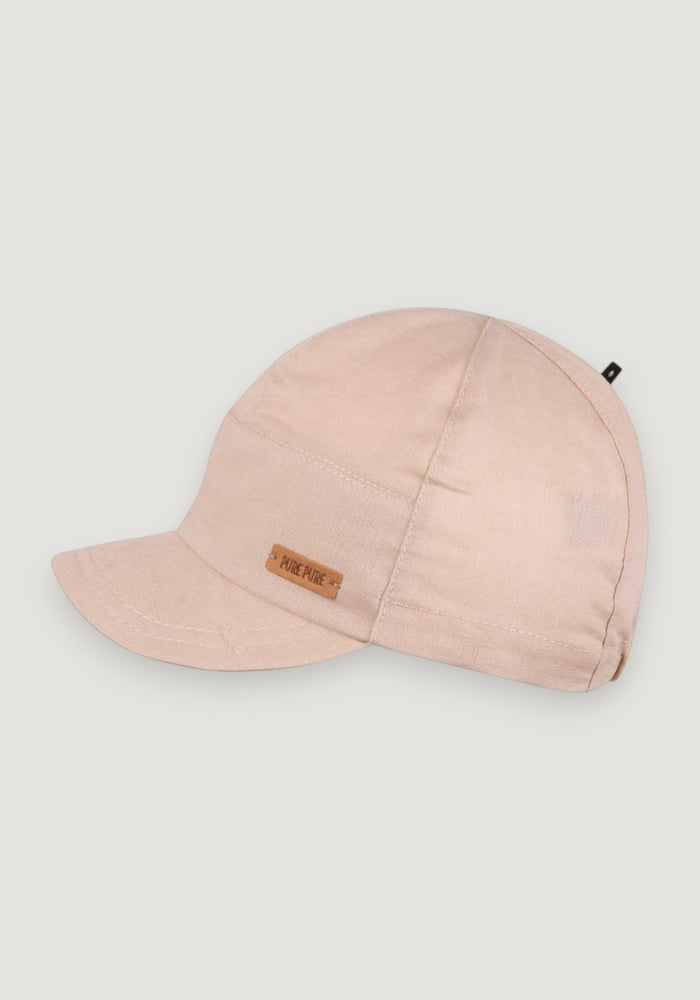 Șapcă Light din bumbac și in - Natur
