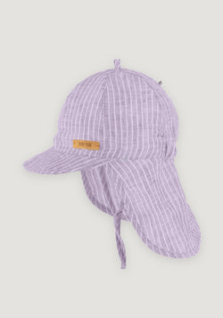 Șapcă din in - Lavender 43 cm