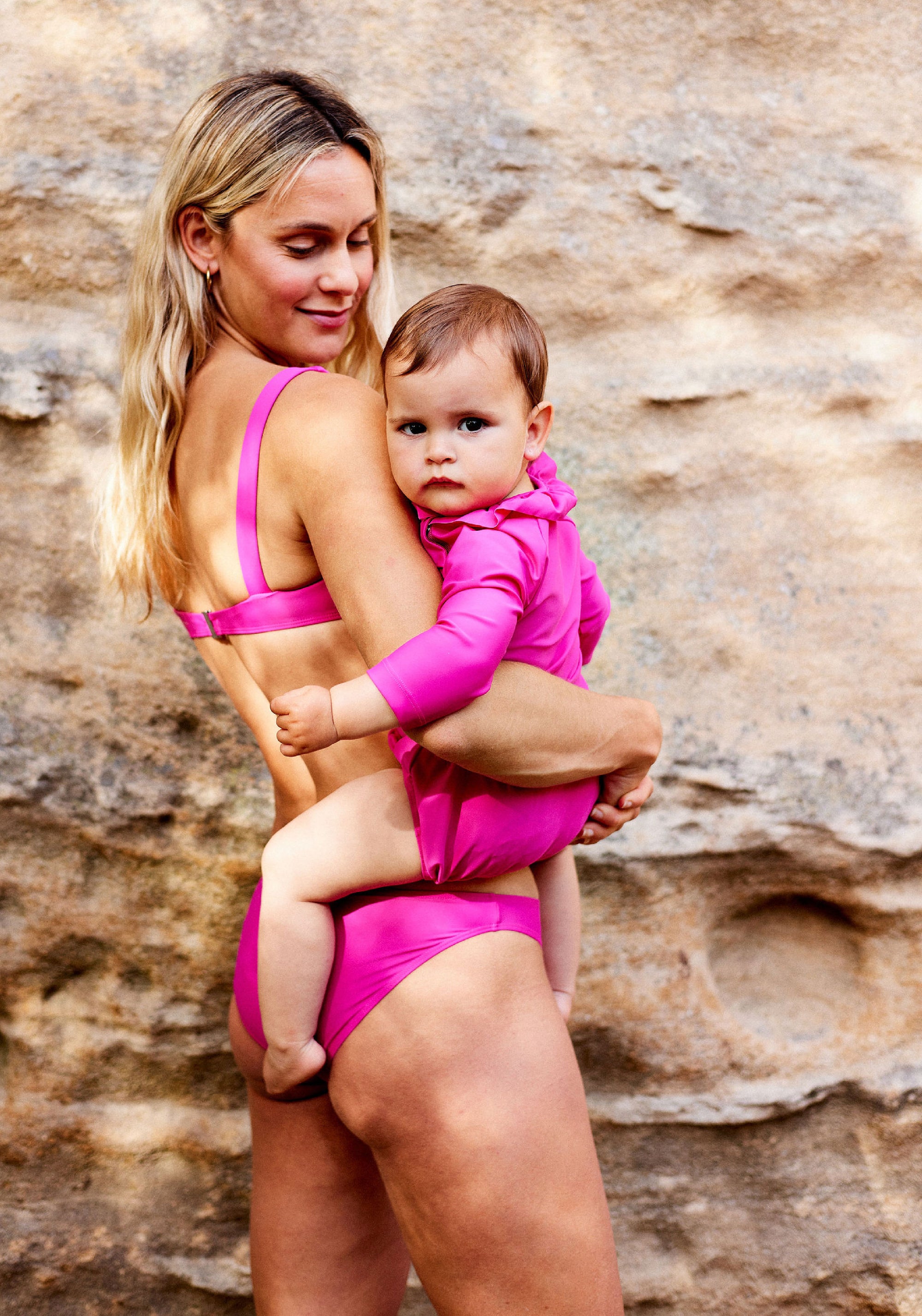 Slip baie femei protecție UV - Marcia Fuschia