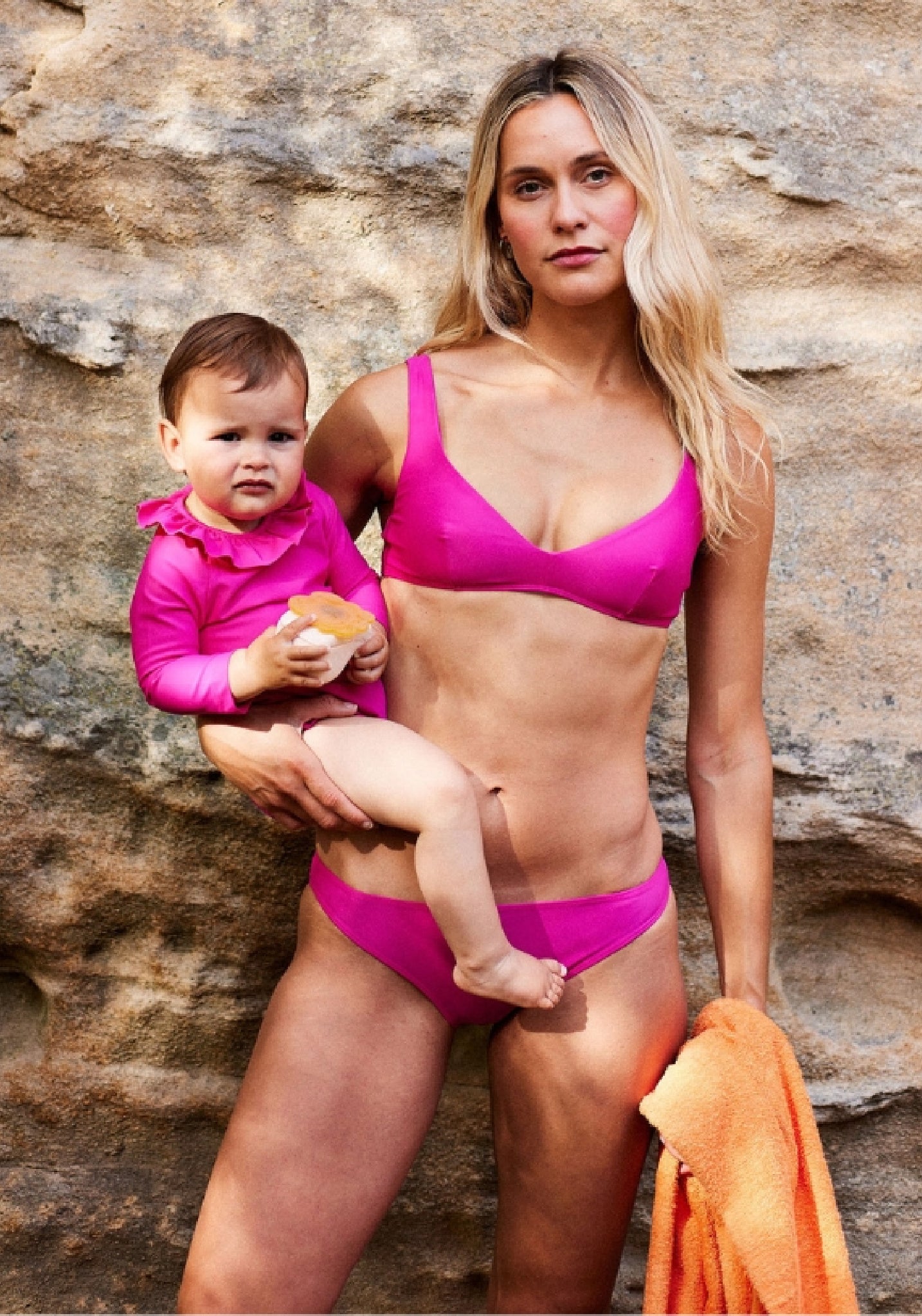 Slip baie protecție UV - Marcia Fuschia