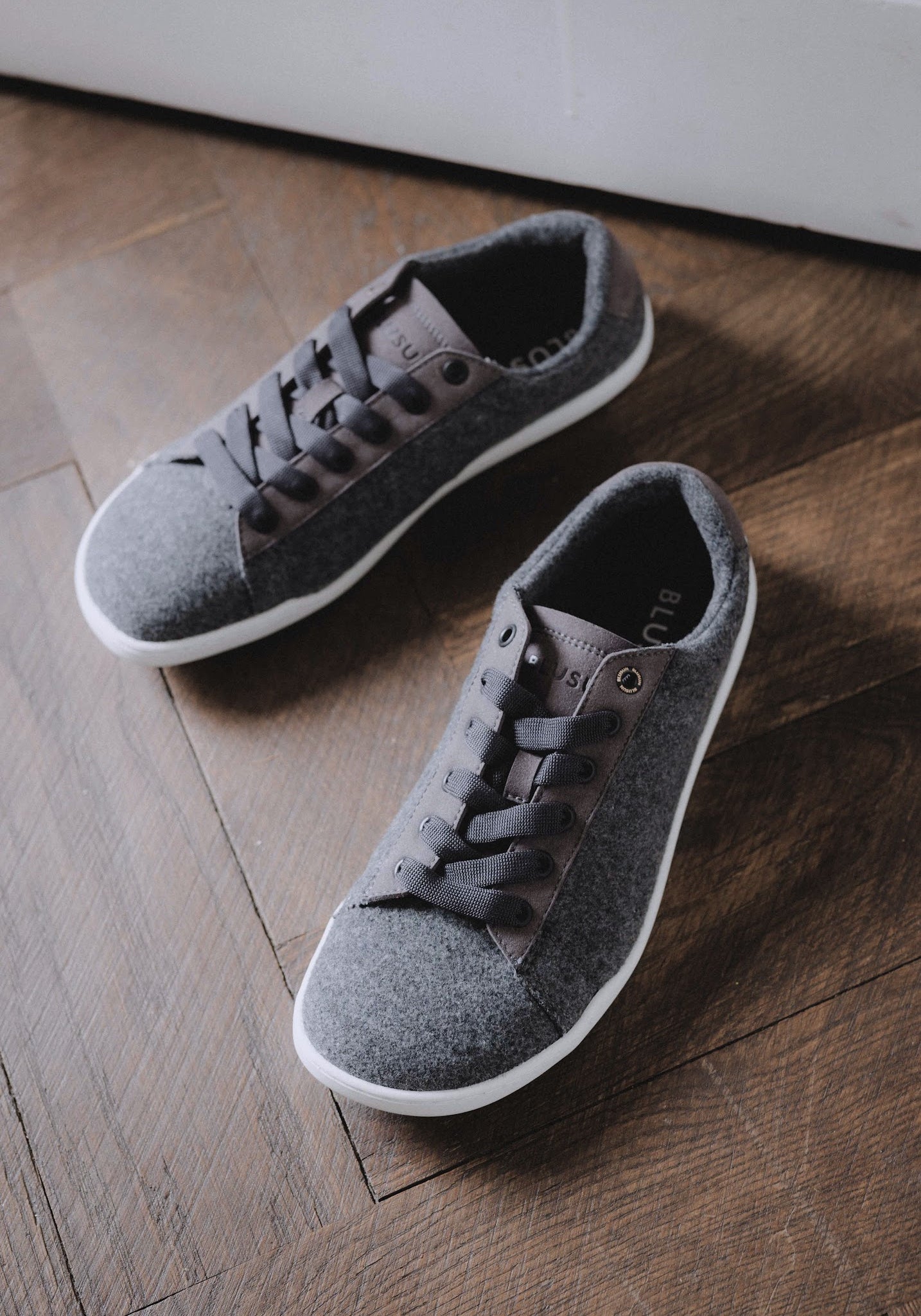 Sneakers Barefoot adulți din lana - Grey