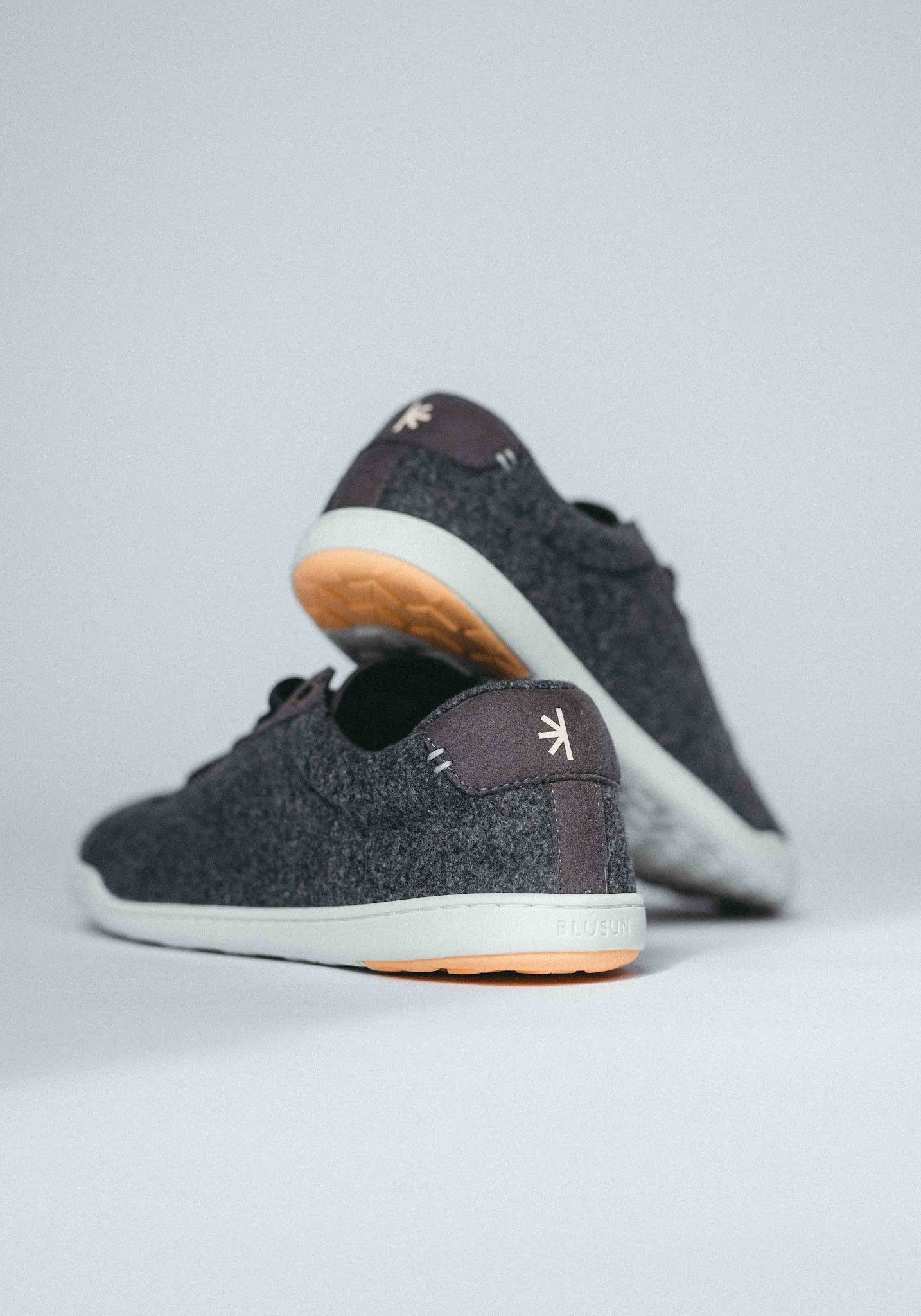 Sneakers Barefoot adulți din lana - Grey