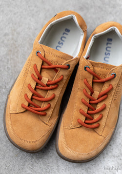 Sneakers Barefoot adulți din piele - Autumn Yellow