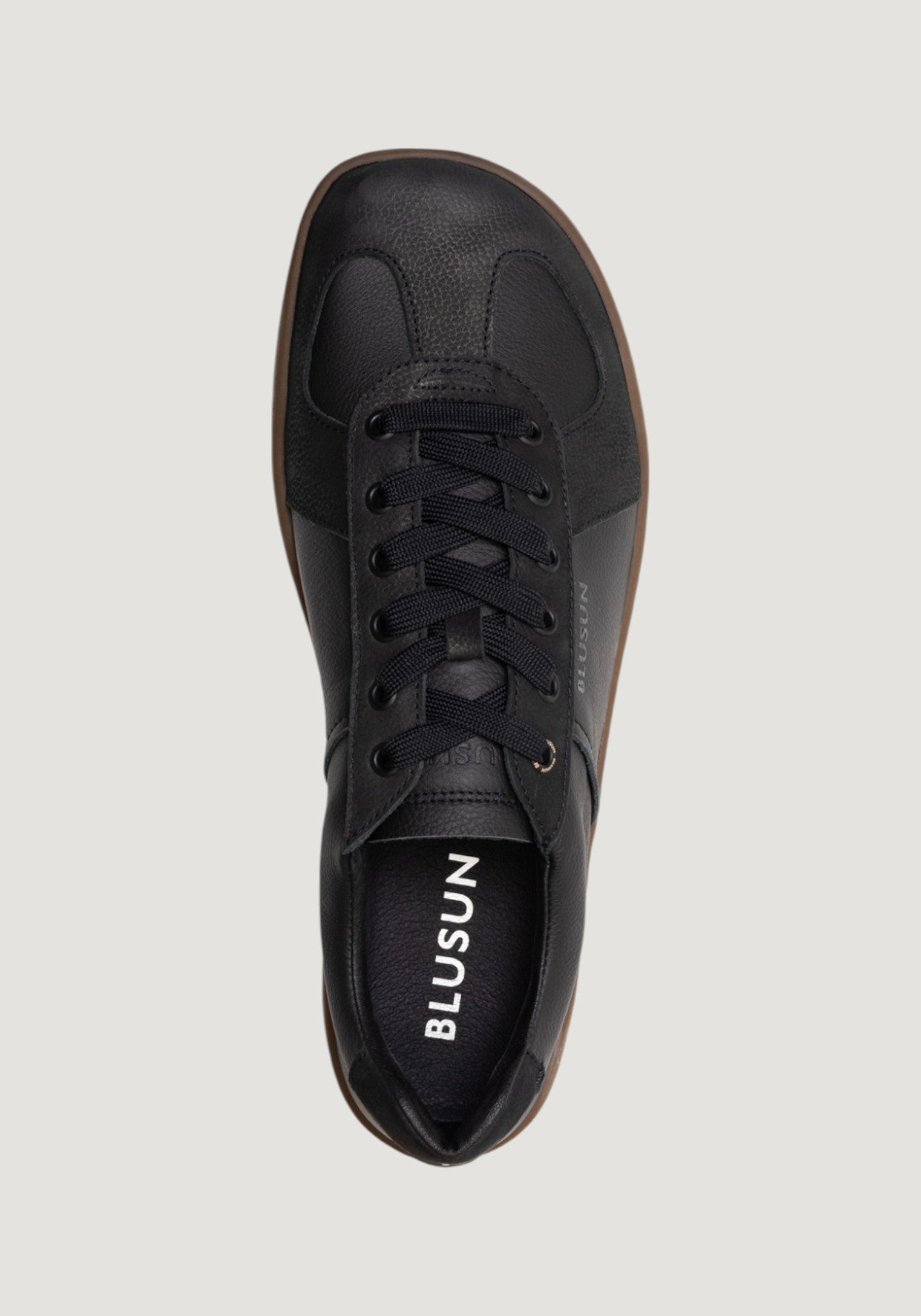 Sneakers Barefoot adulți din piele - Black