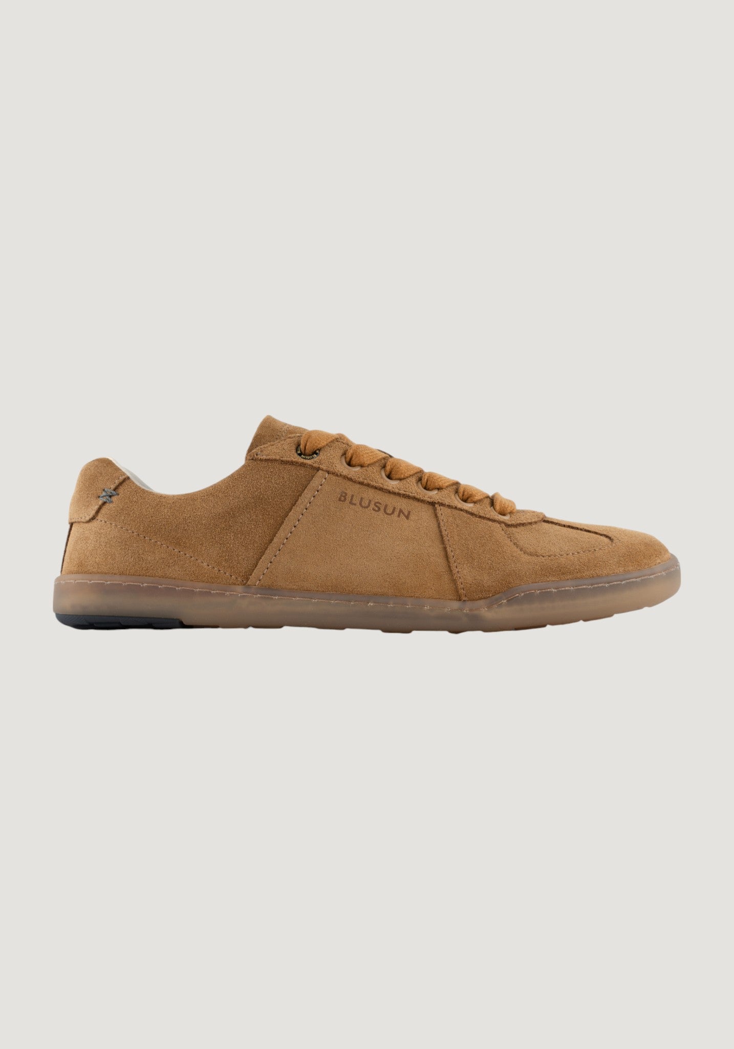 Sneakers Barefoot femei din piele - Camel