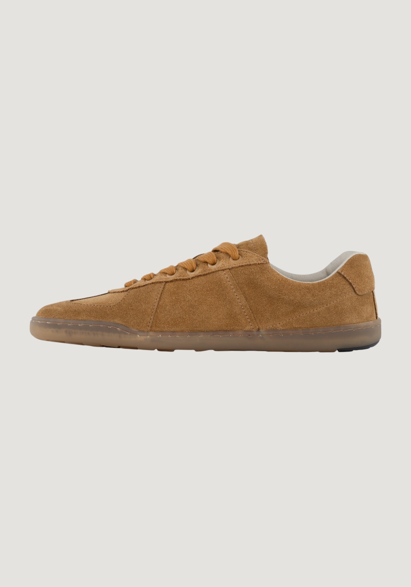 Sneakers Barefoot femei din piele - Camel