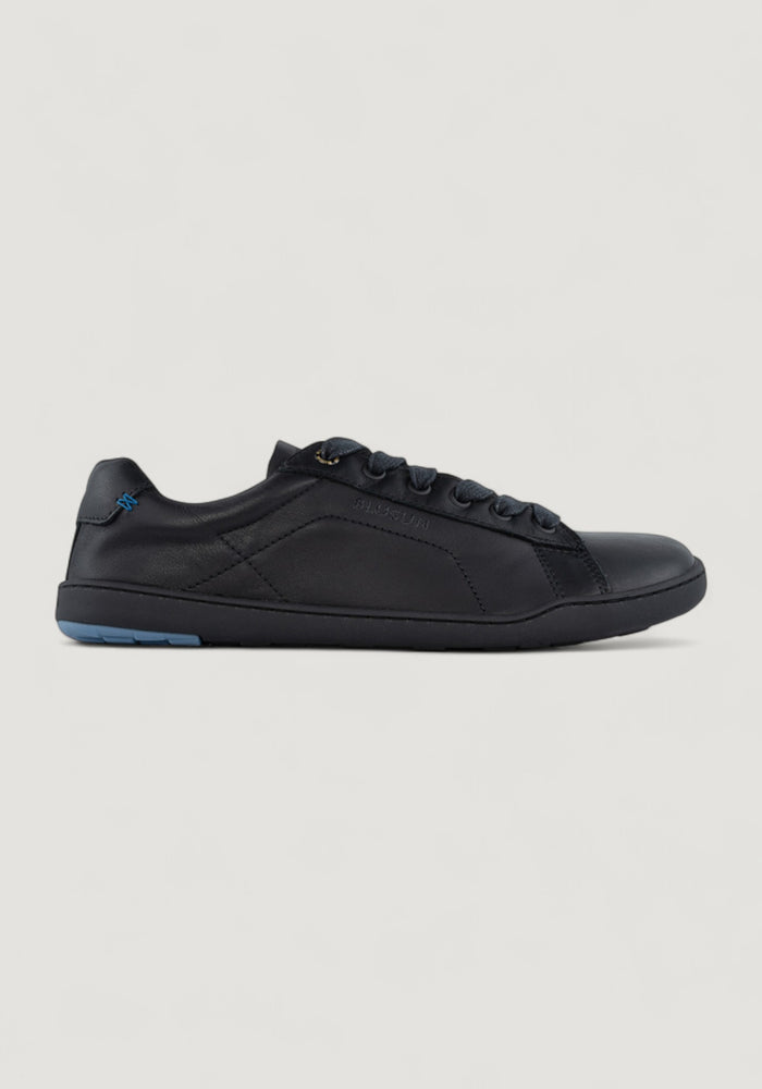 Sneakers Barefoot adulți din piele - Deep Black