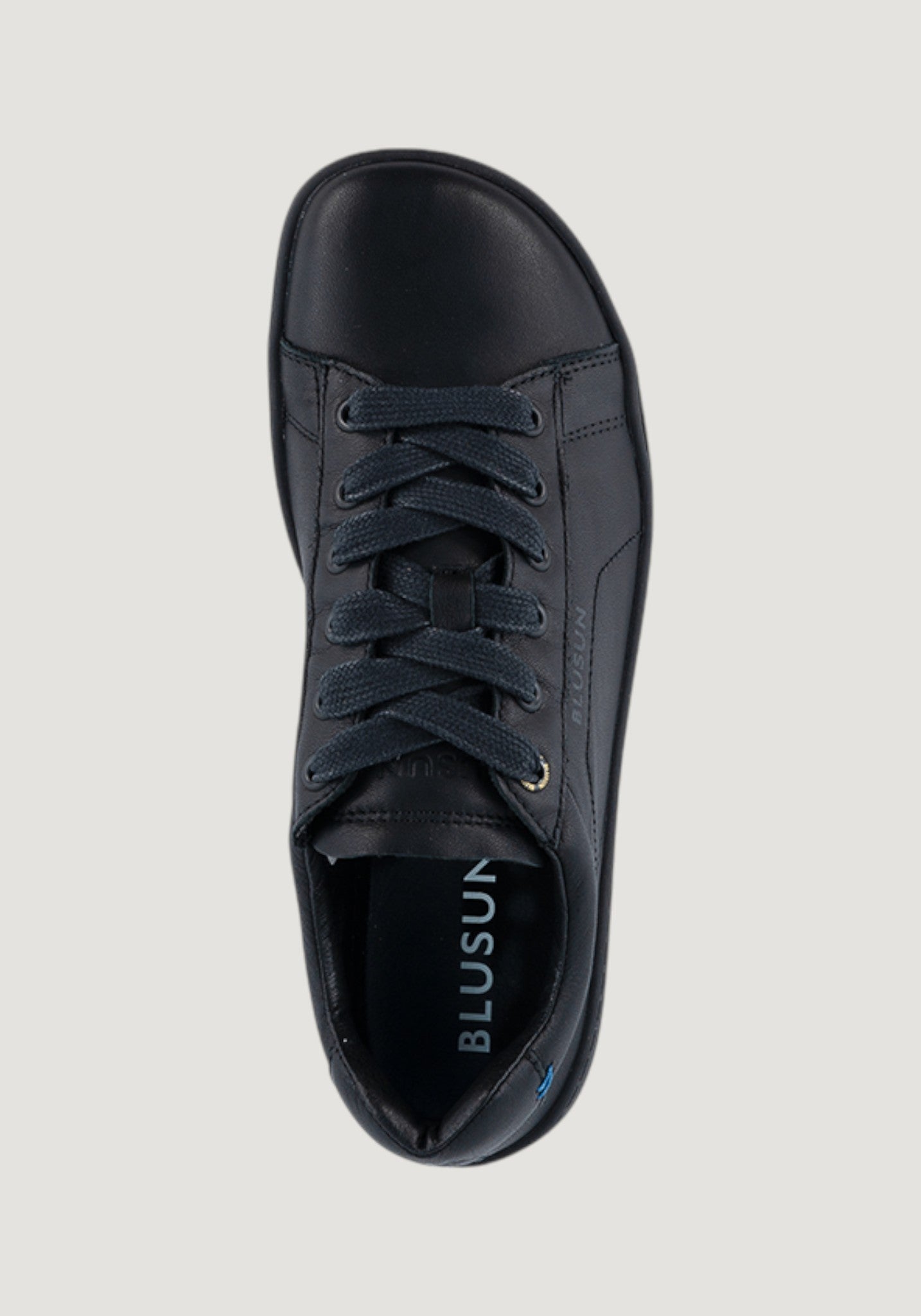 Sneakers Barefoot adulți din piele - Deep Black