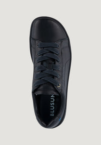 Sneakers Barefoot adulți din piele - Deep Black