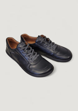 Sneakers Barefoot adulți din piele - Francie Black