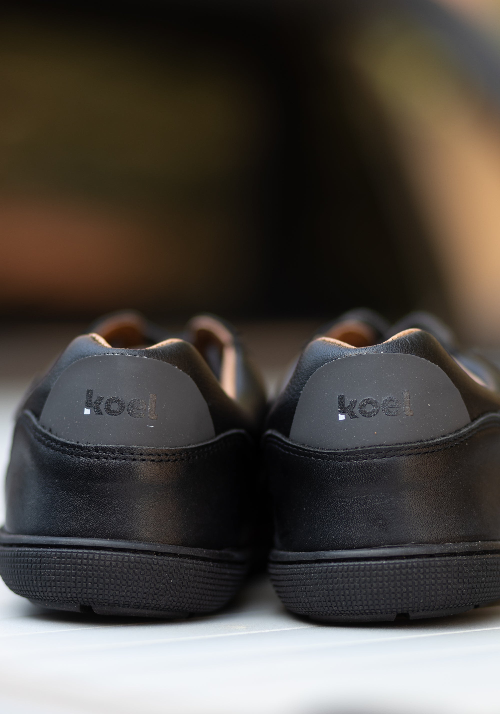 Sneakers Barefoot adulți din piele - Francie Black