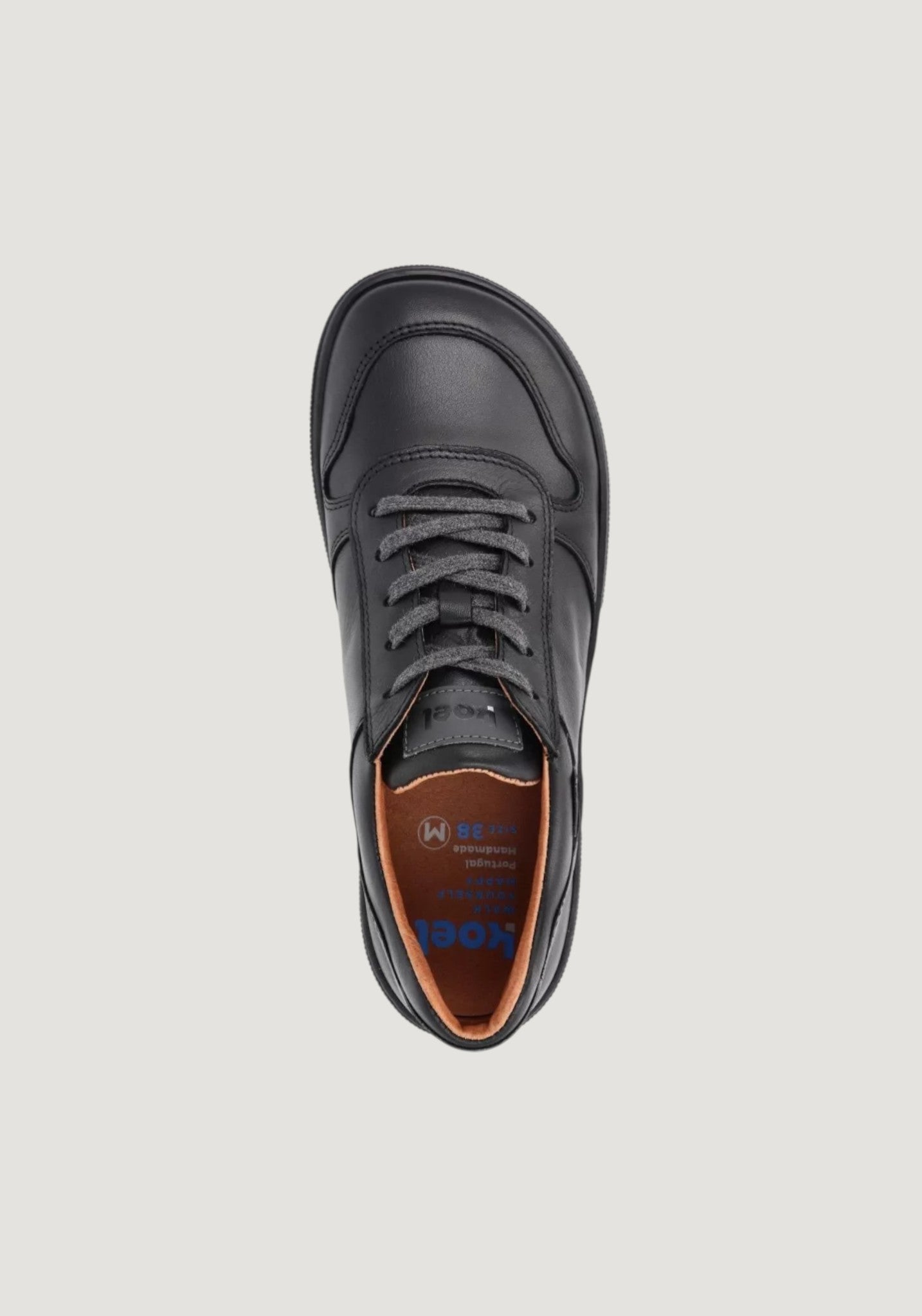Sneakers Barefoot adulți din piele - Francie Black