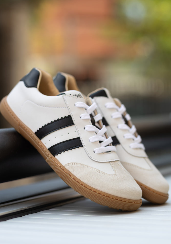 Sneakers Barefoot adulți din piele - Francie White