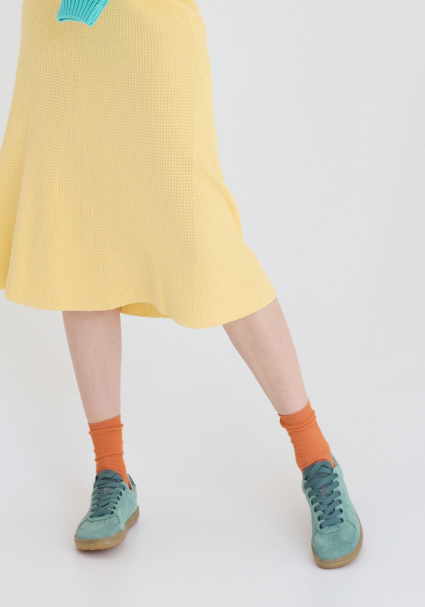 Sneakers Barefoot adulți din piele - Green