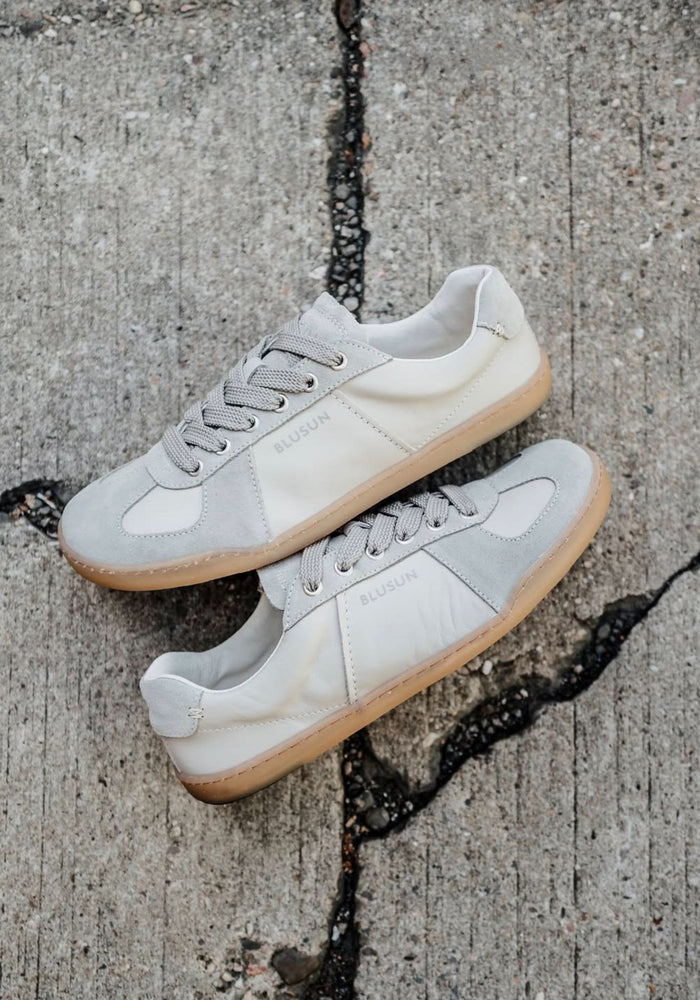 Sneakers Barefoot adulți din piele - Grey