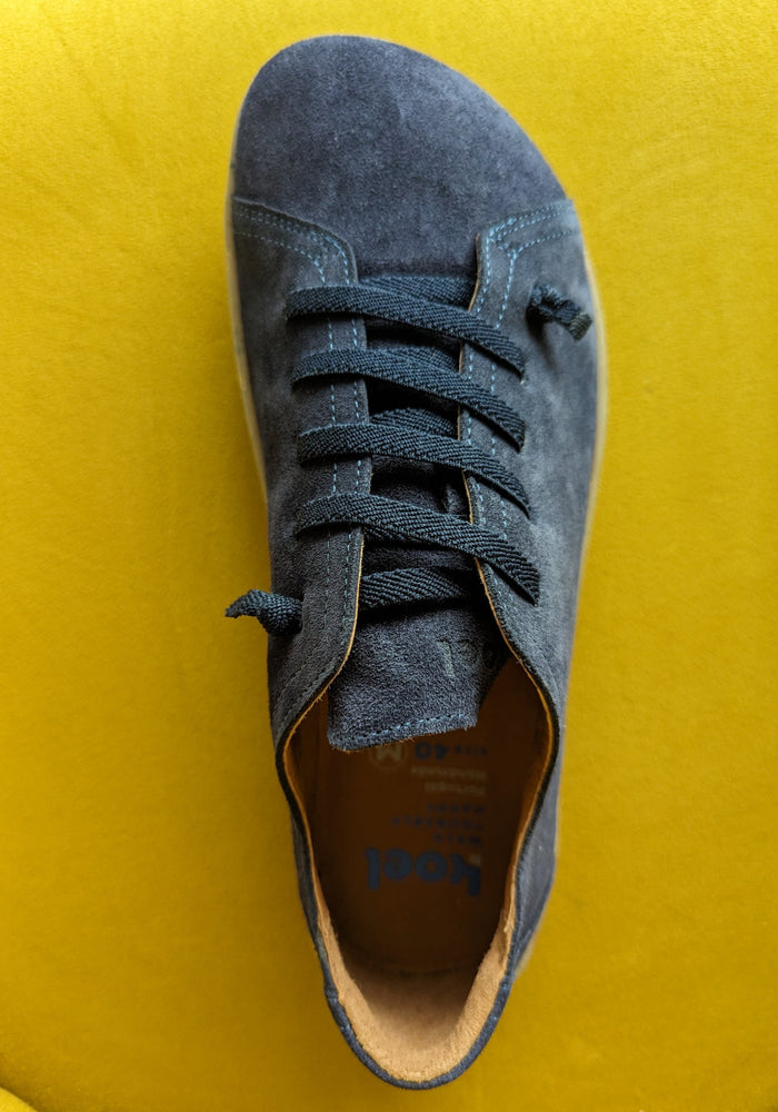 Sneakers Barefoot adulți din piele - Izzie Navy Koel HipHip.ro