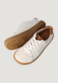 Sneakers Barefoot femei Sneaker Style White/Hazelnut