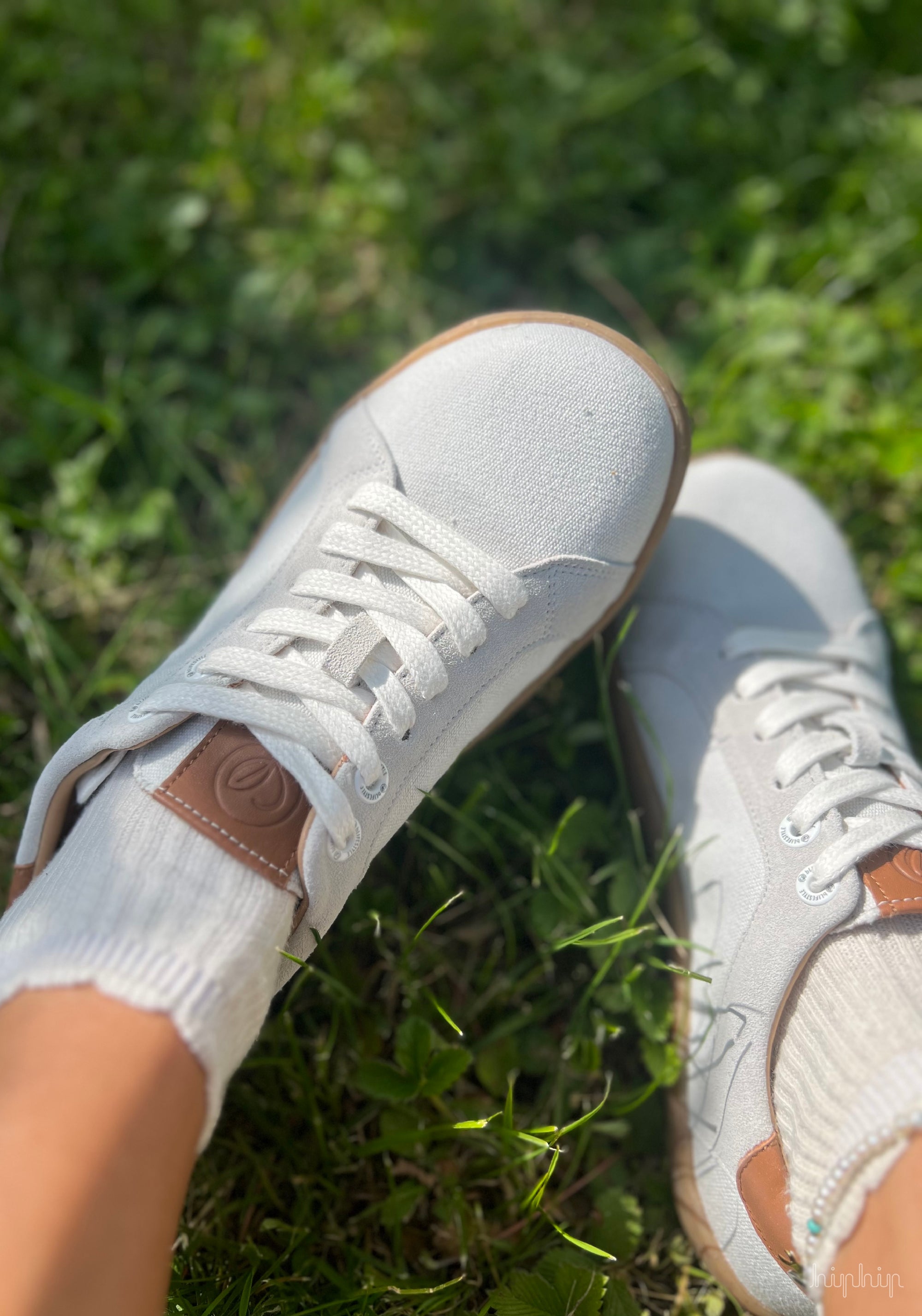 Sneakers Barefoot adulți - Sneaker Style White/Hazelnut