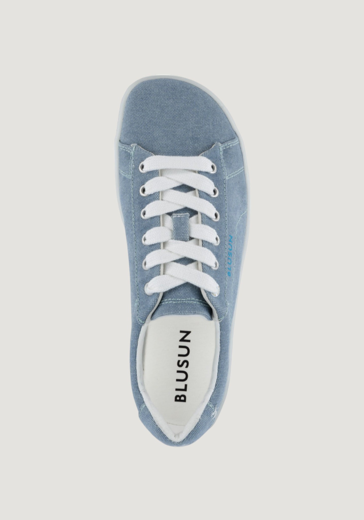 Sneakers Barefoot adulți din bumbac - Blue