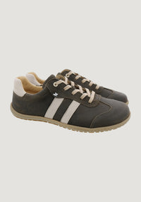 Sneakers Barefoot bărbați din piele - Ilo Taupe 41