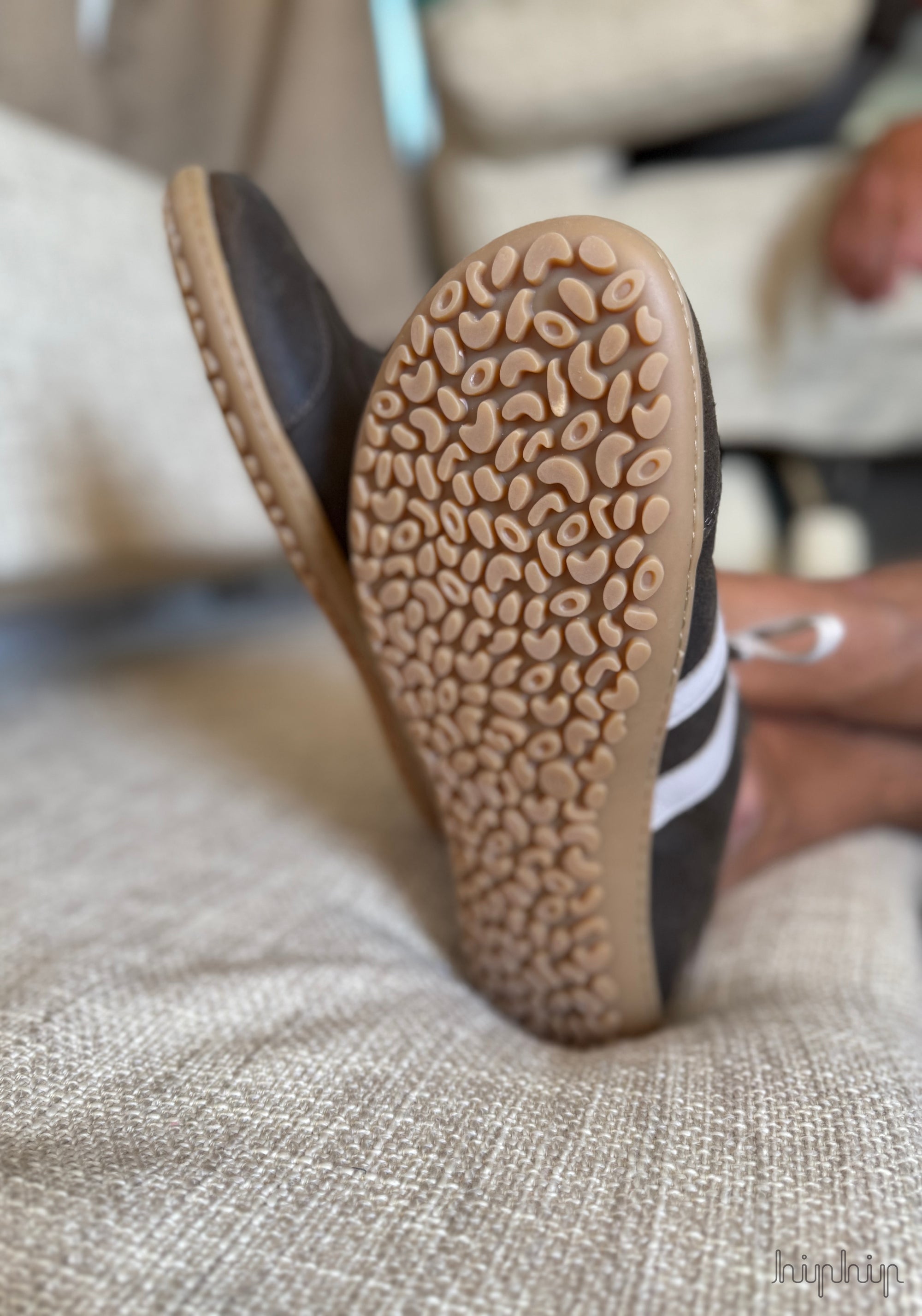 Sneakers Barefoot bărbați din piele - Ilo Taupe