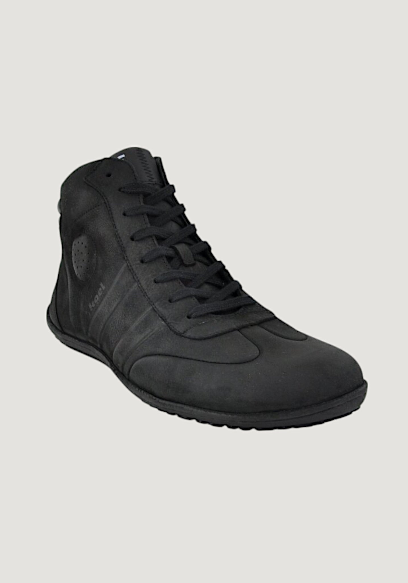 Sneakers Barefoot bărbați din piele - Izo Black